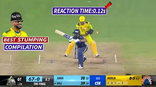 MS Dhoni fastest stumping in Cricket  Dhoni best Stumping ever ipl [upl. by Ardnaid]