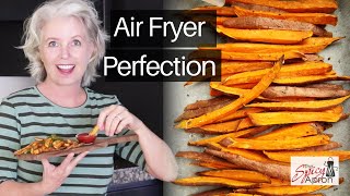 Crispy Air Fryer Sweet Potato Fries  Perfection [upl. by Sidney346]