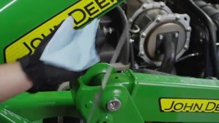 How To Change Your Engine Oil and Filter  John Deere Tips Notebook [upl. by Octavla529]