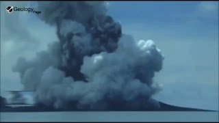 Underwater volcano erupts off Tonga 13 Jan 2015 [upl. by Enimasaj]