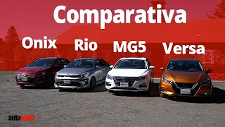 Onix Río MG5 Versa  Comparativa costobeneficio [upl. by Corbin]