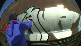 CRAVER amp LESEN SDK  Train Graffiti Video  RAW Audio  Stompdown Killaz [upl. by Capello]