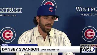 Dansby Swansons reasons for signing with the Cubs includes inspiration from his late grandfather [upl. by Hurwit121]