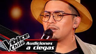 Ignacio Araneda  El crucifijo de piedra  Audiciones a Ciegas  The Voice Chile [upl. by Barrow]