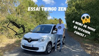 ESSAI TWINGO ZEN  Moins de 9000€ en occasion [upl. by Petronia]