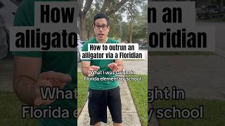 Floridians and alligators funny skit floridalife florida floridalifestyle floridaliving [upl. by Ettevad]