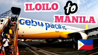 Iloilo to Manila  Cebu Pacific flight [upl. by Abihsot]