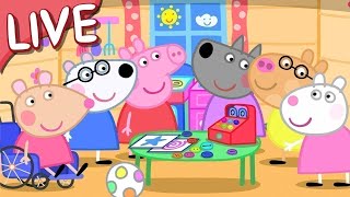 Peppa Pigs Clubhouse  LIVE 🏠 BRAND NEW PEPPA PIG EPISODES ⭐️ [upl. by Aisemaj606]