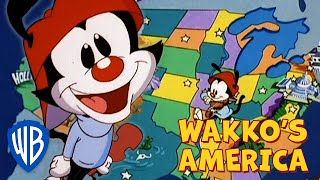 Animaniacs SINGALONG 🎤  Wakko’s America  WB Kids [upl. by Mcdermott]