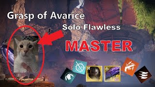 Solo Flawless MASTER Grasp Of Avarice Hunter Season of Wish [upl. by Shorter]