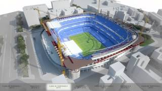 Estadio RMCF quotSantiago Bernabéuquot Construction Process [upl. by Anerual]