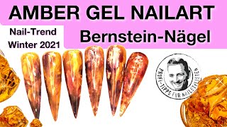 Gel Nailart Trend Winter 2021 [upl. by Llain612]