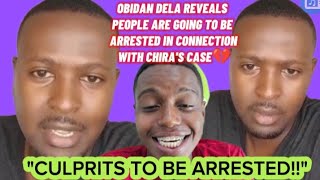 OBIDAN DELA REVEALS PEOPLE ARE GOING TO BE ARRESTED IN CONNECTION WITH BRIAN CHIRAS ONGOING CASE💔 [upl. by Aronaele]