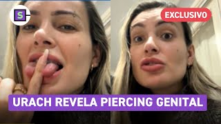 Andressa Urach revela piercing em genital e responde se já testou no sexo EXCLUSIVO [upl. by Novihs]