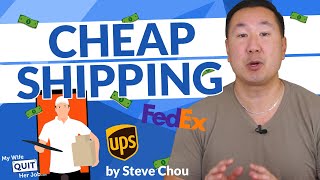 The Cheapest Way To Ship A Package – USPS Vs FedEx Vs UPS [upl. by Mosier]