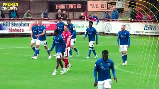 HIGHLIGHTS  Brechin City 12 St Johnstone  Kyle Cameron rocket separates sides [upl. by Anielram]