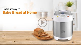 How to Make Fresh Bread at home with KENT Atta amp Bread Maker [upl. by Mieka224]