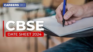 CBSE Class 10th 12th Date Sheet 2024 [upl. by Ahsatsan971]