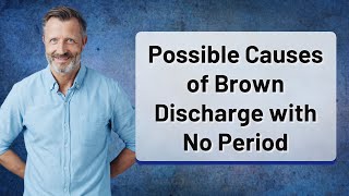 Possible Causes of Brown Discharge with No Period [upl. by Aimerej925]