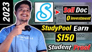 Studypool Earn Money 2023  Earn 150 Payout Without Investment  Studypool Se Paise Kaise Kamaye [upl. by Otxis]