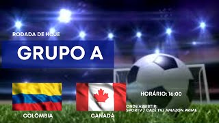 COLÔMBIA X CANADÁ⚽️OLIMPIADAS 2024 PARISFUTEBOL FEMININOHORÁRIO  ONDE ASSISTIR  JOGOS DE HOJE [upl. by Sholley]