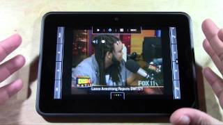 SlingPlayer Slingbox on the Kindle Fire HD​​​  H2TechVideos​​​ [upl. by Xanthe]