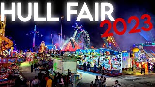 Hull Fair 2023  Opening Night  Walk Through and On Ride POVs [upl. by Dlareg]