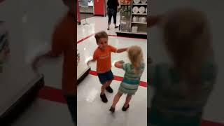 Toddlers polka dancing in Target [upl. by Neruat]