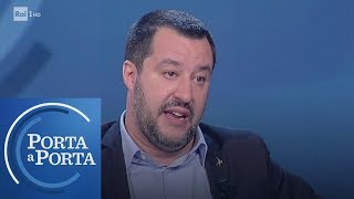 Matteo Salvini sullimmigrazione  Porta a porta 10012019 [upl. by Coffee]