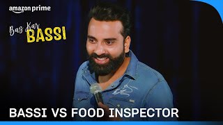 Bassis Encounter with Food Inspector  Bas Kar Bassi  Prime Video India [upl. by Essined]