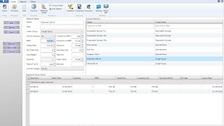 Pharmacy Medical Store Inventory handling POS software [upl. by Anaerdna]