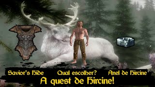 Skyrim  Qual a escolha certa Ajudar ou matar Sinding Anel ou Armadura A Quest de Hircine [upl. by Marysa277]