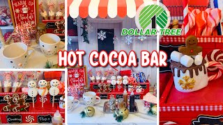 DIY Dollar Tree Hot Cocoa Bar  Treats to Make For a Hot Cocoa Bar  Hot Cocoa Themed Treats [upl. by Gabrila101]