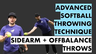 Throwing a Softball Sidearm  Advanced Mechanics amp Tips for Infielders [upl. by Cade130]