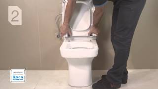 WC Seat and Cover  Installation  Roca [upl. by Hippel]