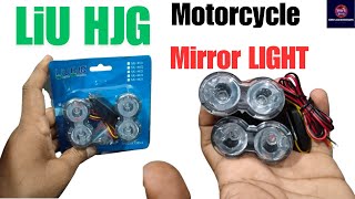 AutoPowerz BLINKING RED BLUE WARNING MINI FLASHERSTROBE LIGHT License Plate Light Motorbike LED 12V [upl. by Tomasina]