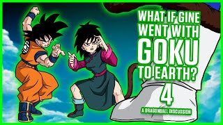 WHAT IF Gine Went With Goku To Earth Part 4 [upl. by Maribelle]