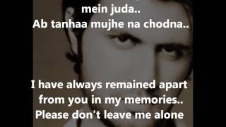 Yeh Junoon Song Mustafa Zahid  Shootout at Wadala2013 Lyrics and Translation [upl. by Schuh574]