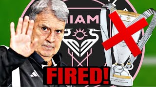 BREAKING Tata Martino OUT at Inter Miami [upl. by Boote]