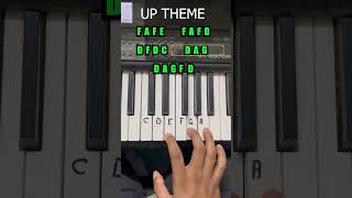 DISNEY UP EASY PIANO TUTORIAL [upl. by Elnukeda]