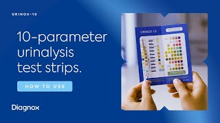 10 parameter Urinalysis Test Strips  Best Urine Test Strips  Urinox10  Diagnox [upl. by Eula450]