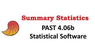 Summary Statistics of Past Statistical Software  Biostatistics  Statistics Bio7 [upl. by Grondin581]