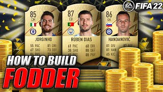 HOW TO BUILD FODDER IN YOUR CLUB HOW TO CRAFT ANY SBC IN FIFA 22 HOW TO STACK YOUR CLUB IN FIFA 22 [upl. by Trefor]