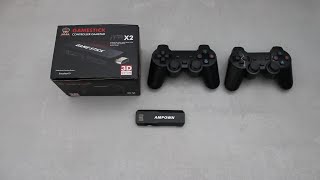 Retro Console X2 Plus Gamestick 3D  Eumelec 43   40000 Games PSPPS1N64ARCADE ECC [upl. by Okeim]