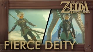 Zelda Breath of the Wild  Fierce Deity Sword amp Armor Set Stats How to Get amp Gameplay [upl. by Aimerej]