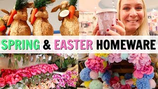 HOMESENSE HOME BARGAINS amp THE RANGE SPRING amp EASTER HOMEWARE HAUL [upl. by Kynthia]