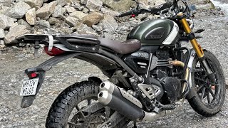 Triumph Scrambler 400x 5050 Tyre Upgrade  Reise Moto TrailR Tyre Review [upl. by Olegna719]