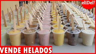 200 Helados Con 1 Sola RECETA para VENDER y Ganar DINERO desde Casa [upl. by Klemm235]