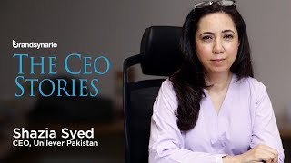 Shazia Syed  CEO Stories  CEO Unilever Pakistan  Brandsynario [upl. by Rooker]