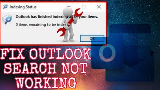 How to Fix Outlook Search Not Working [upl. by Odiug]